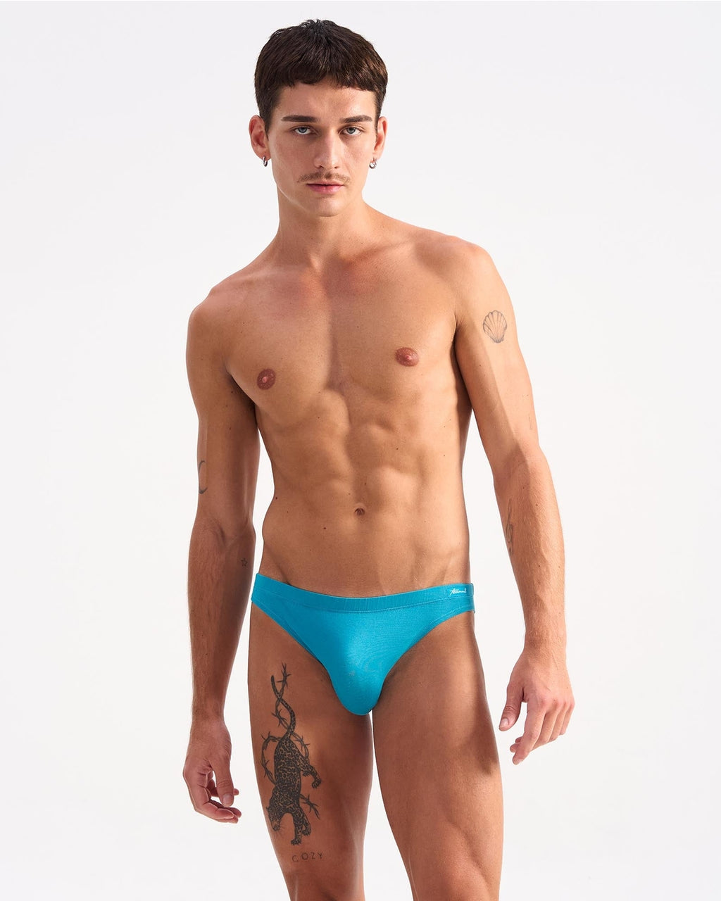 Teamm8 Body Bamboo Bikini Brief - Cerulean