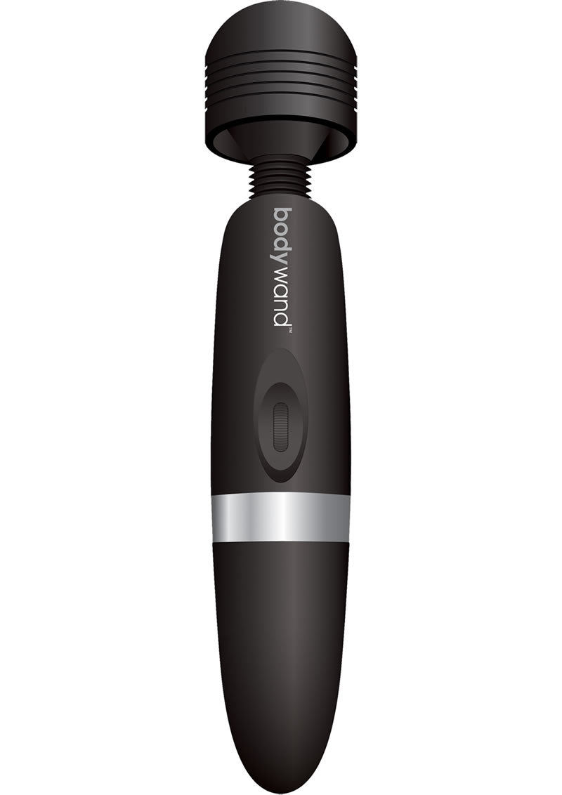 Bodywand Rechargeable Silicone Wand Massager - Black