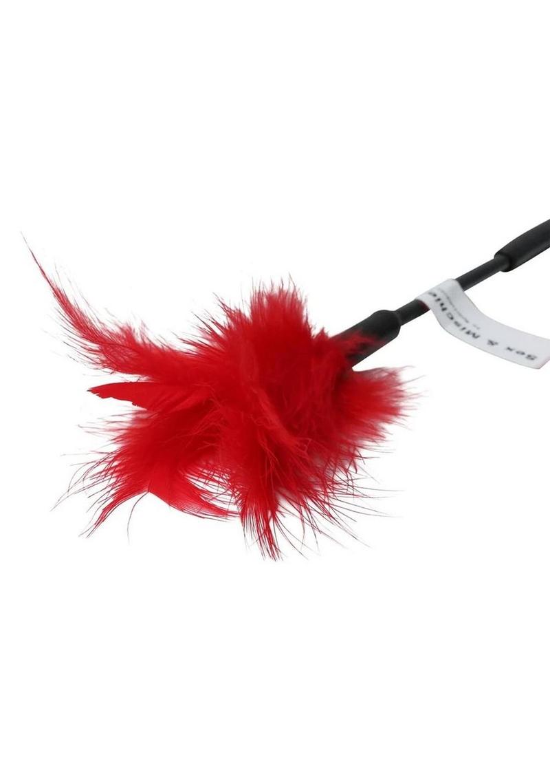 Sex & Mischief Feather Tickler - Red
