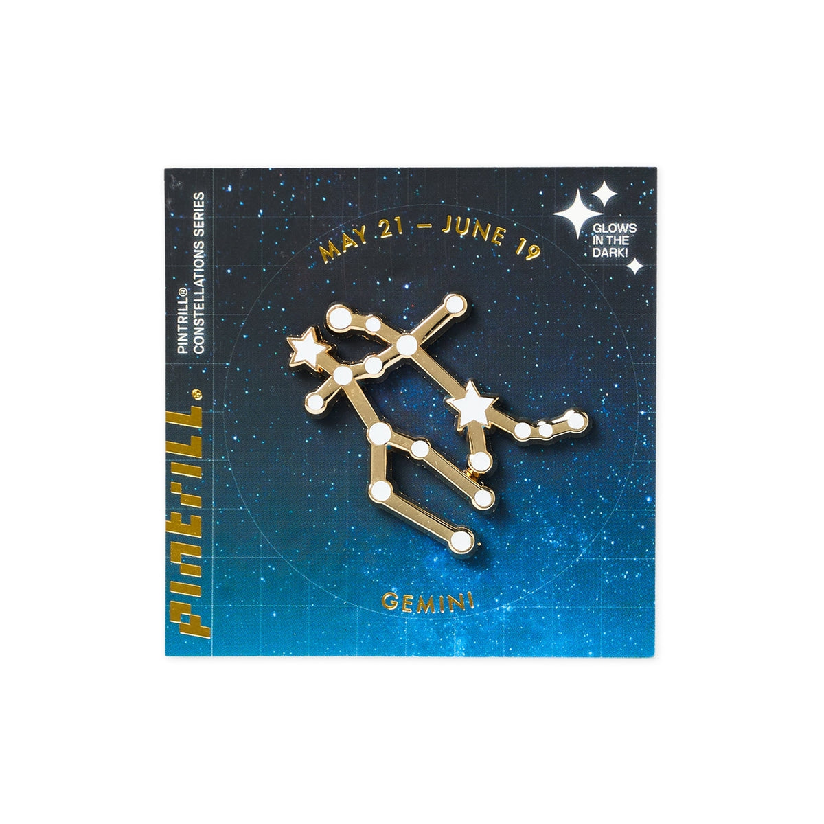 Constellations Gemini Pin