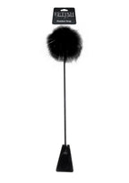 Fetish Fantasy Series Limited Edition Feather Crop Black