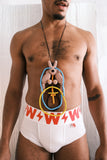 Walter Van Beirendonck Tube Bunny Necklace Light