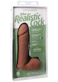 The Realistic Cock Ultraskyn Dildo 6in - Caramel
