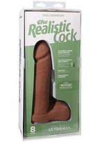The Realistic Cock Ultraskyn Dildo 8in - Caramel