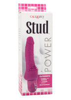 Power Stud Cliterrific Vibrator 6.75in - Pink