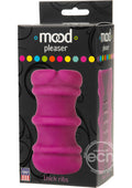 Mood Pleaser Thick Ribbed Ultraskyn Masturbator - Purple