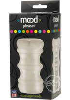 Mood Pleaser Massage Beads Ultraskyn Masturbator - Frost