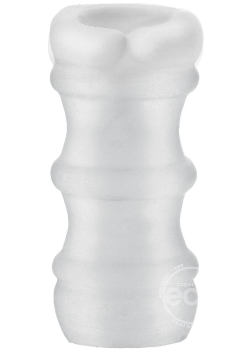 Mood Pleaser Massage Beads Ultraskyn Masturbator - Frost