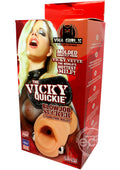 Vicky Vette The Vicky Quickie Blowjob Sucker Ultraskyn Masturbator with Bullet - Mouth - Vanilla