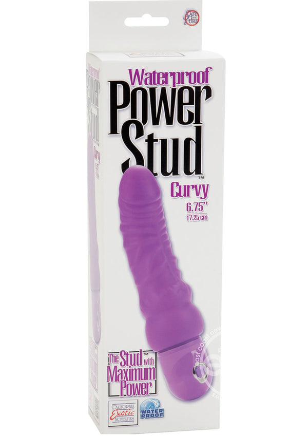 Power Stud Curvy Vibrator - Purple
