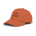 DEEP THROAT Distressed Cap in 6 colors