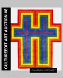 JONATHAN HOROWITZ,  Rainbow Cross For Two, 2018 (Art carpet by Henzel Studio)