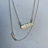Hunk Charm Necklace Sterling Silver