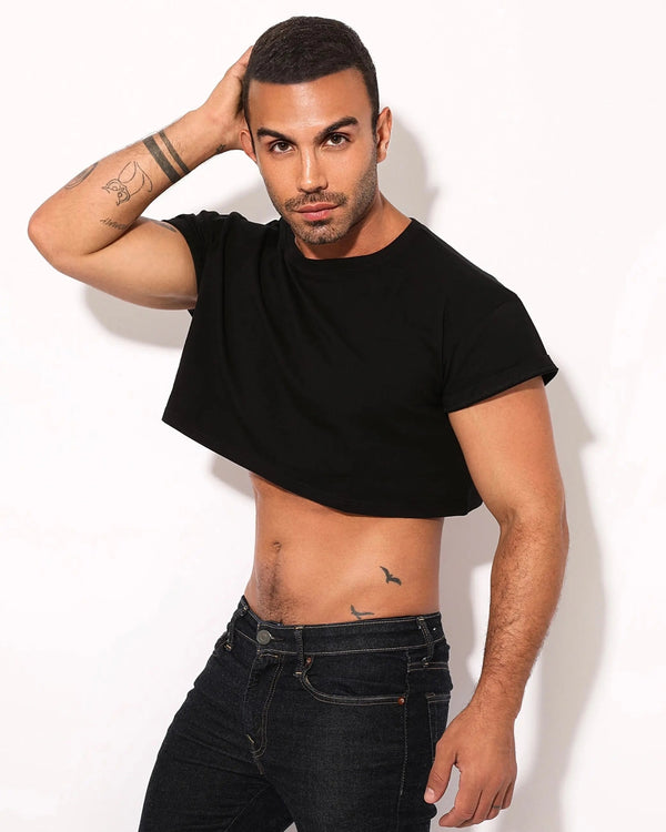 Mounderwear Mechanic Crop Black