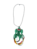 Walter Van Beirendonck Muscle Tube Man Necklace Green