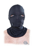 Fetish Fantasy Series Zipper Face Spandex Hood Black
