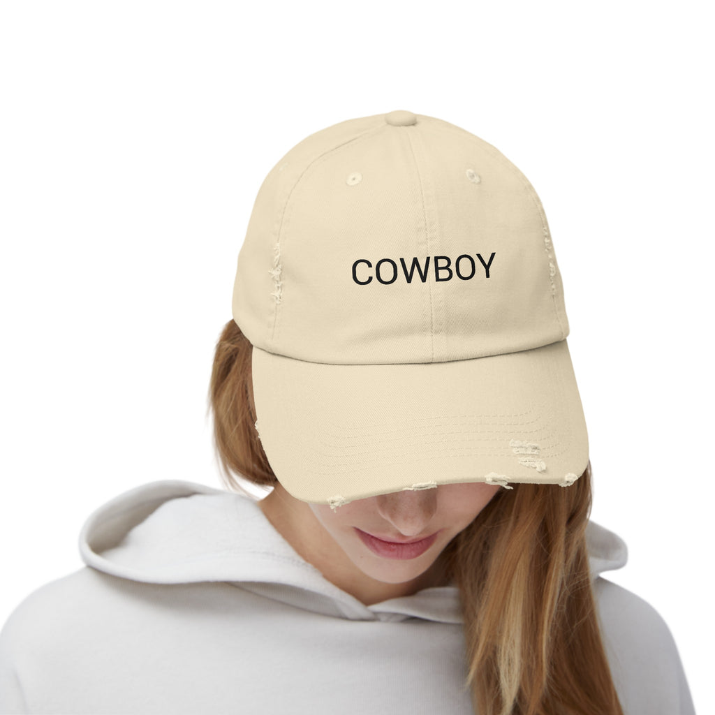 COWBOY Distressed Cap in 6 colors
