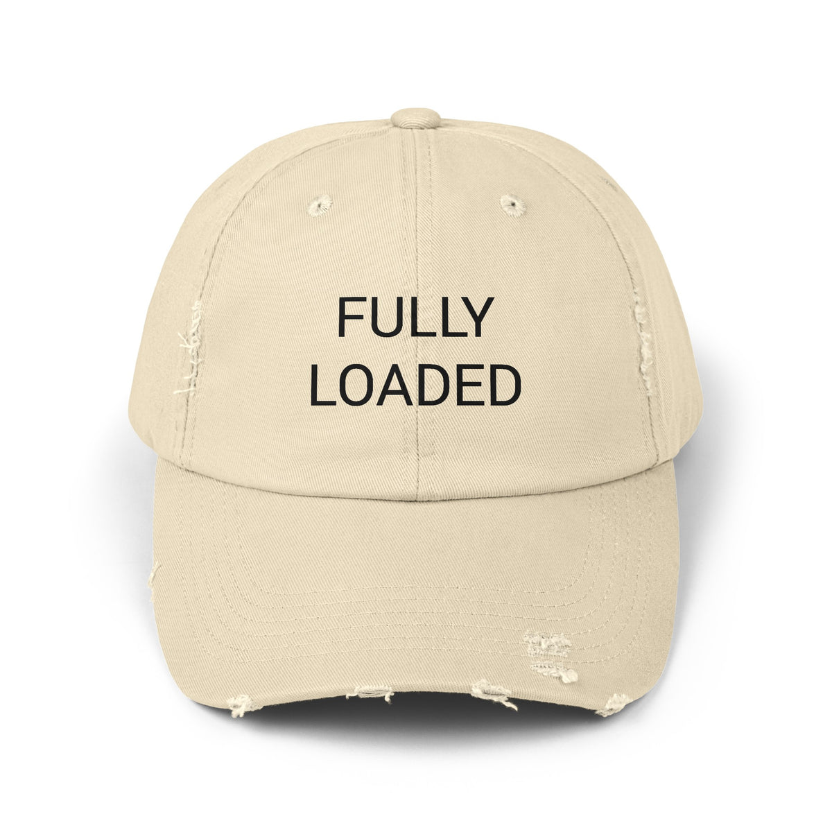 FULLY LOADED Distressed Cap in 6 colors