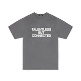 Talentless Mens Connected Tee Steel Grey