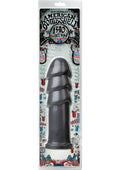 American Bombshell B-10 Warhead Dildo 10.1in - Gun Metal