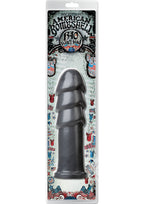 American Bombshell B-10 Warhead Dildo 10.1in - Gun Metal