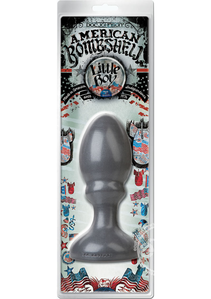 American Bombshell Little Boy Anal Plug - Gun Metal
