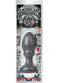 American Bombshell Little Boy Anal Plug - Gun Metal