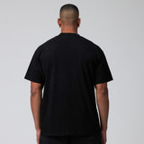 Talentless Mock Neck Tee Pitch Black