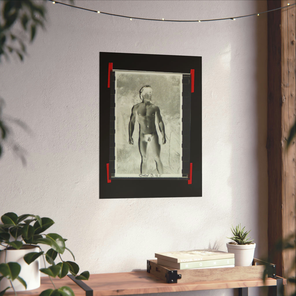 90S VINTAGE GAY PORN TRANSPARENCY Matte Vertical Poster #18