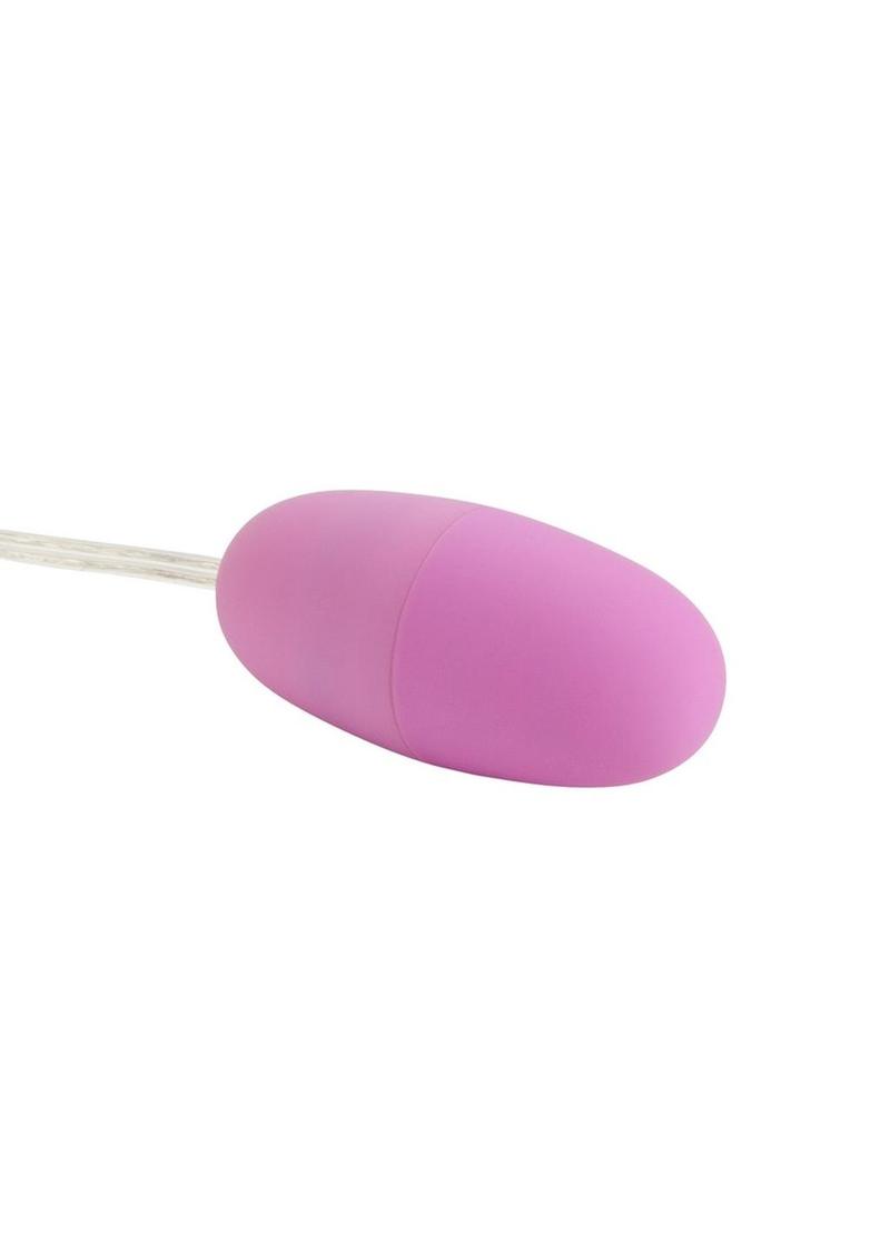 First Time Satin Teaser Bullet with Wired Remote Control - Pink