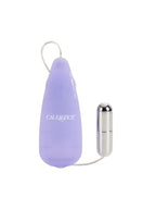 First Time Satin Teaser Bullet with Wired Remote Control - Purple