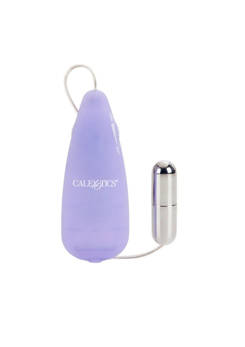 First Time Satin Teaser Bullet with Wired Remote Control - Purple