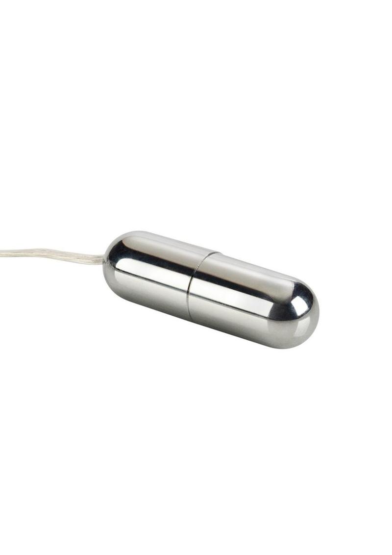 First Time Satin Teaser Bullet with Wired Remote Control - Purple
