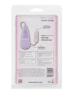First Time Satin Teaser Bullet with Wired Remote Control - Purple