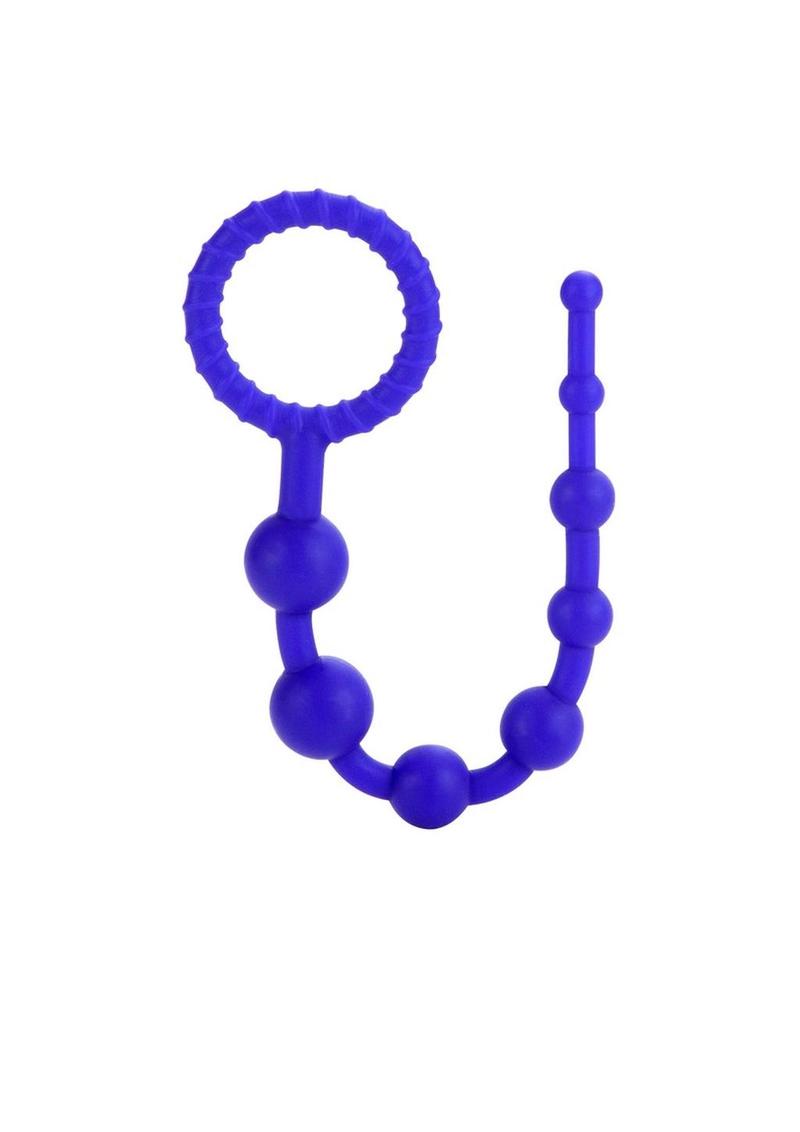 Booty Call X-10 Silicone Anal Beads - Purple