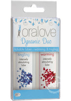 Oralove Dynamic Duo Lickable Warming and Tingling Water Based Lubricant 1oz (2 per set)
