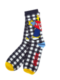 I Love W Socks Dark Blue by Walter Van Beirendonck