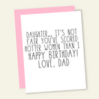 To My Gay Daughter from Dad - Gay Birthday Card