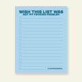 Wish this Was Not My F#cking Problem - Snarky & Funny Notepad