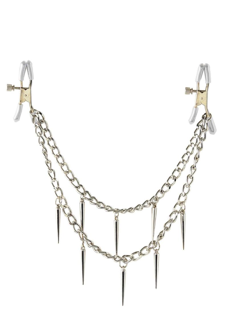 Fetish Fantasy Series Rock Hard Nipple Clamps - Silver