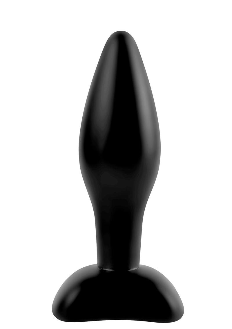 Anal Fantasy Collection Small Silicone Plug Kit 3.5in - Black