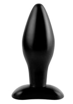 Anal Fantasy Collection Medium Silicone Plug Kit 4.25in - Black