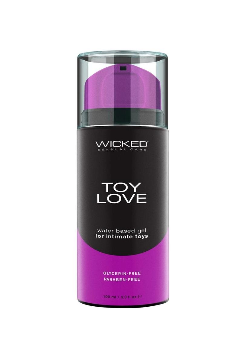 Wicked Toy Love Water Based Gel Lubricant For Intimate Toys 3.3oz