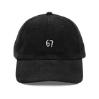 67 Embroidered Corduroy Hat - Six Seven