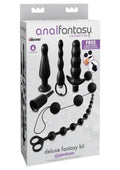 Anal Fantasy Collection Silicone Deluxe Fantasy Kit - Black