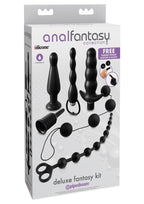 Anal Fantasy Collection Silicone Deluxe Fantasy Kit - Black