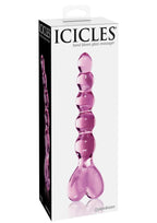 Icicles No. 43 Beaded Glass Anal Beads - Pink