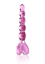 Icicles No. 43 Beaded Glass Anal Beads - Pink