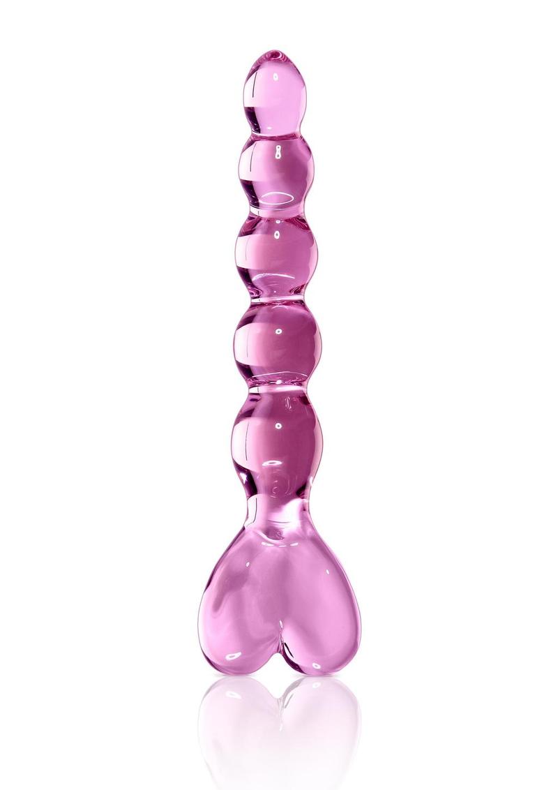 Icicles No. 43 Beaded Glass Anal Beads - Pink