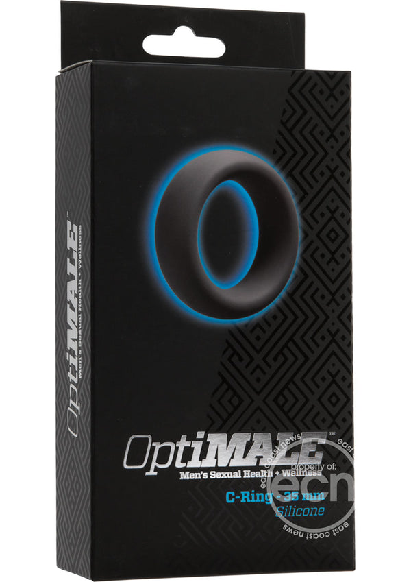 OptiMALE Silicone Cock Ring 35mm - Slate